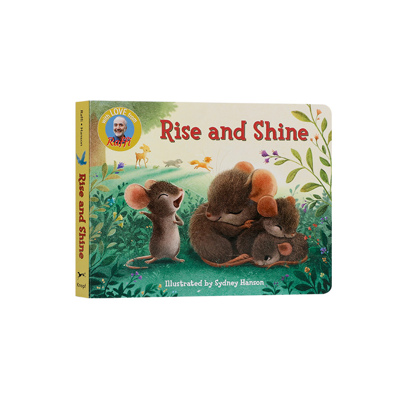 英文原版进口Rise and Shine起床喜洋洋 3-5岁低幼儿童英语启蒙认知绘本 宝宝撕不烂纸板书 亲子互动共读早教书图画故事书绘本