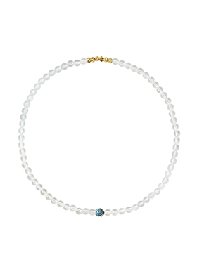 白水晶原石手串全净白转运珠叠戴