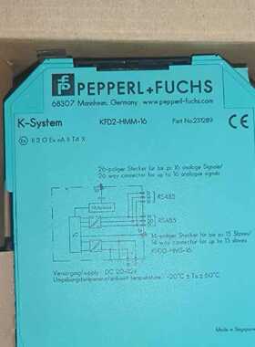 议价KFD2-HMM-16倍加福安全栅货号231289 全新原装 现货包邮 量大