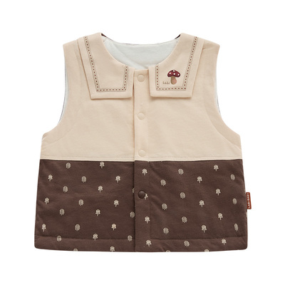 拉比全开马甲40g夹棉保暖