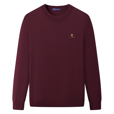 [可机洗精纺纯羊毛]梦特娇羊毛衫