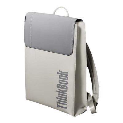 lenovo双肩包皮简约薄款电脑包潮