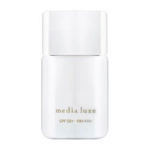 日本嘉娜宝Media luxe媚点新款润色防晒隔离妆前乳紫色持久控油