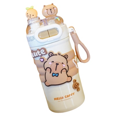 卡皮巴拉儿童保温杯316不锈钢