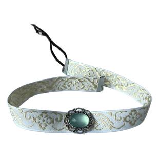 儿童成人古风发带男童抹额汉服头饰古装眉心坠头带额饰