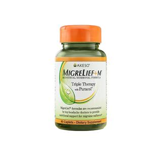 美国进口MigreLief+M女性月经专用偏头部营养补剂成人适用偏头部