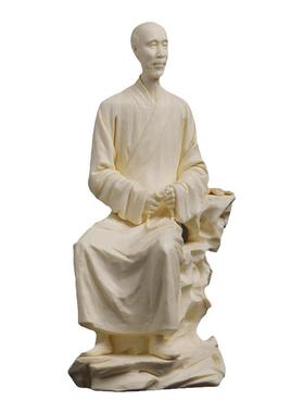 戴玉堂林政国陶瓷摆件《民国四大名僧》弘一印光虚云太虚法师雕塑