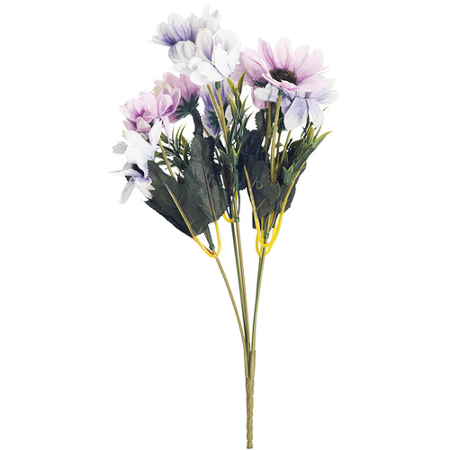 单支干花绢花假花仿真花束塑料装饰客厅摆件插花栅栏花舞蹈表演花