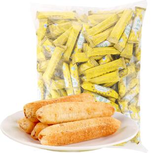 长鼻王膨化夹心卷蛋黄味1000g糙米卷米果能量棒网红零食食品小吃