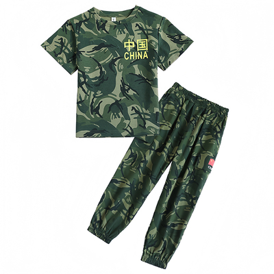 儿童迷彩服短袖特种兵军训服夏装