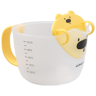 舍里食品级打蛋量杯蛋液过滤量杯带刻度烘焙打鸡蛋厨房专用毫升杯