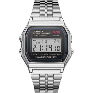 Casio卡西欧手表时尚复古小方表A159W-N1D