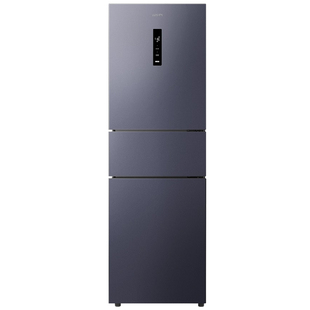 美的华凌282三开门冰箱家用小型变频一级能效节能风冷无霜租房