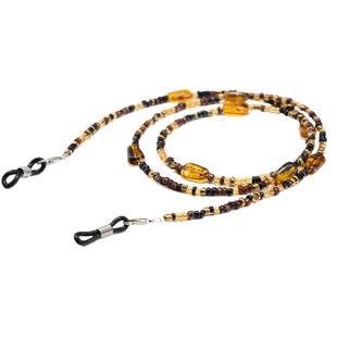 明星麦承欢奶奶眼镜链玳瑁太阳镜链女可挂脖口罩绳眼镜挂绳挂链