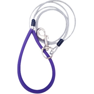 狗狗牵引绳大型中型小型犬加粗钢丝宠物狗链子扣环防咬断遛狗神器