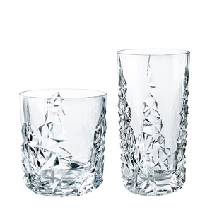 德国进口Nachtmann古典威士忌杯水晶玻璃洋酒杯 雕刻啤酒杯长饮杯