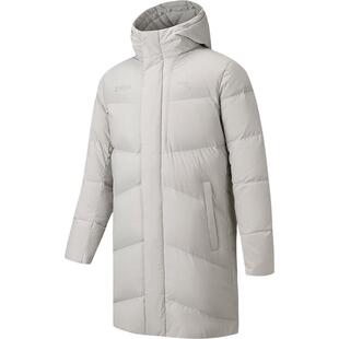 安踏六度芯羽绒服丨中长款火山岩棉服男士春季新款外套172617901