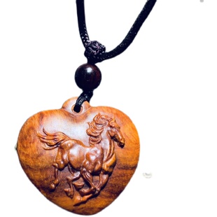 紫檀红木小叶紫檀生肖红木马挂件牌子手把件木质车挂木雕