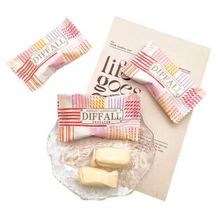 英国DIFFALL巧克力夹心牛乳糖高颜值结婚喜糖网红散装办公室零食