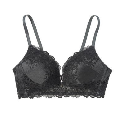 蜜桃派日本光泽无钢圈聚拢文胸