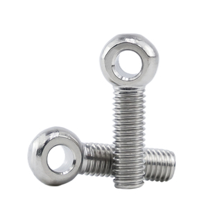 304不锈钢活接螺丝吊环鱼眼活节螺栓带孔吊环螺栓M5M6M8M10M12M24