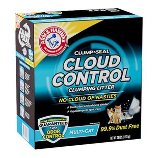 低敏尘控铁锤猫砂艾禾美绿标红标除臭矿砂无尘进口矿石猫沙28磅