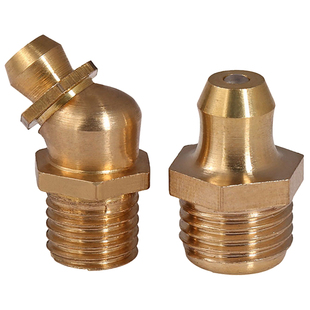 M6M8M10M14M16铜黄油嘴油嘴头油杯油咀油枪注油嘴黄油枪头弯油嘴