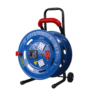 移动电缆盘插座缠线盘电线盘线轱辘线滚子绕线盘空盘收线器卷线器