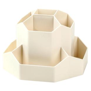 大容量旋转笔筒新升级九格收纳盒办公室学生桌面文具收纳轻奢儿童男孩女孩多功能笔盒笔桶书桌装马克笔笔盒