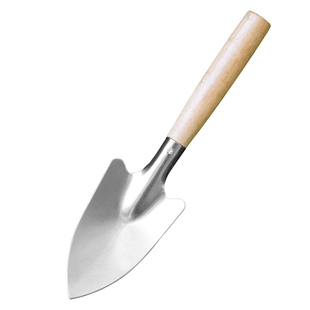 不锈钢小铁锹家用花园铲子钓鱼专用铲沙滩铲土户外除草加厚小挖铲