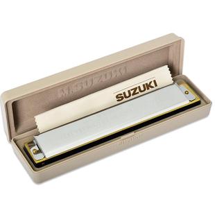 日本原装进口SUZUKI铃木SU-24孔复音#C/A/F/G调重音专业演奏口琴