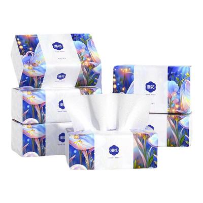 漫花6包抽纸整箱装实惠装