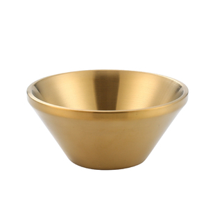 网红绵绵沙冰碗韩式不锈钢商用创意ins甜品碗金色雪糕雪花刨冰碗