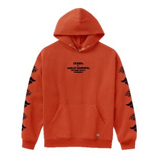 哈雷戴维森 x Dickies联名款男女同款 连帽卫衣摩托车骑行内搭