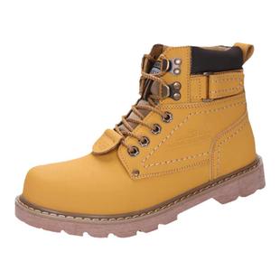 健腾公羊断码清仓特价马丁靴男大黄靴高帮棉鞋加绒工装雪地短靴子
