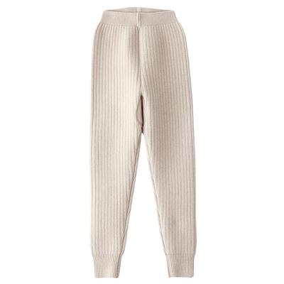 儿童羊绒裤冬季羊毛裤高腰保暖裤