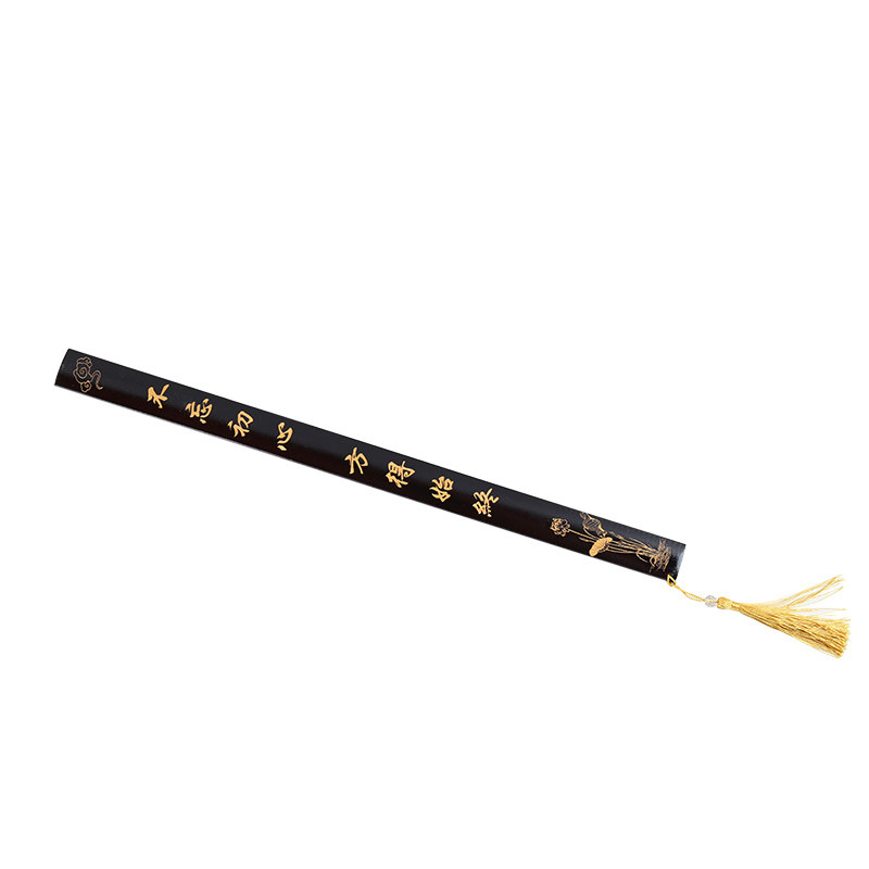 特色手工艺竹雕工艺戒尺教鞭家用竹条特色手艺品竹制黑戒尺教师女