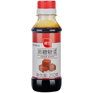 展艺黑糖糖浆250g焦糖饼干珍珠脏脏奶茶芋圆黑糖浆甜品烘焙材料