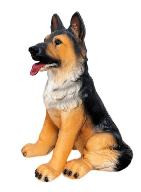 牧羊犬模型新房可爱仿真狼狗摆件