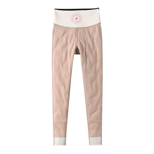 加长瑜伽羽绒裤女外穿冬季2025新款加厚防寒棉裤高个子打底鲨鱼裤