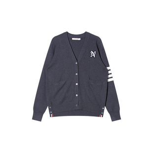 NOISY TEDDY25年秋季新款简约男士时尚开衫毛衣宽松V领针织休闲