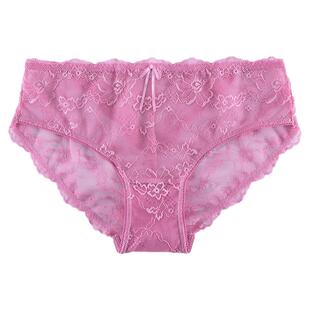 2026新款女士性感超薄三角裤女式低腰内裤女生蕾丝纯棉柔软底裆