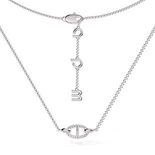 APM Monaco Maille Marine项链高级猪鼻子锁骨链新年情人节礼物