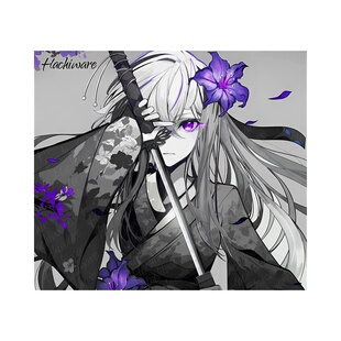 Hachiware花刃v2二次元动漫钢化玻璃鼠标垫电竞游戏FPS专用超大号