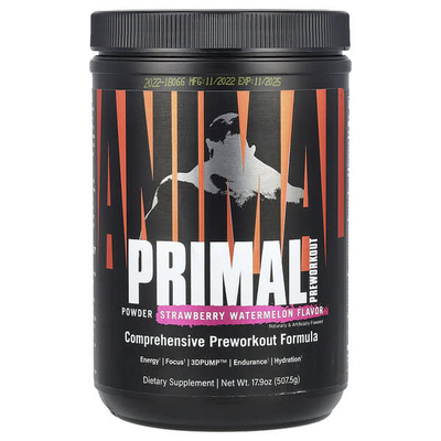 Animal,Primal 锻炼前粉，草莓西瓜味