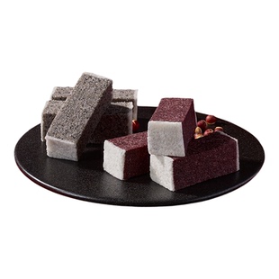 西溪糕团芡实糕粗粮系列黑芝麻紫米味赤藓糖醇中式糕点保质期10天