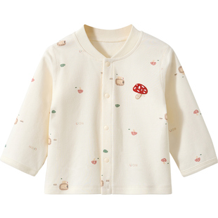 婴儿单件内衣上衣春秋新生纯棉男童女童打底秋装儿童薄款宝宝秋衣