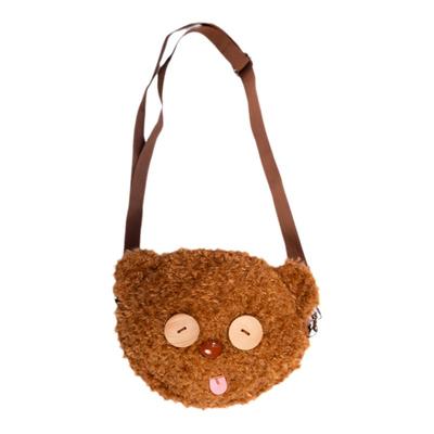 环球影业小黄人毛绒TIM熊系列长毛绒斜挎包可爱出行小挎包送礼