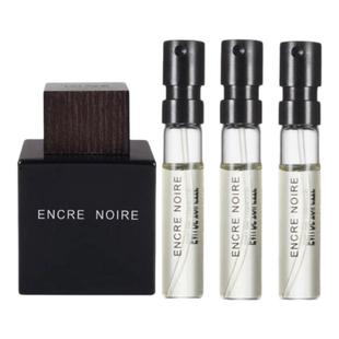 Lalique 莱俪黑泽墨恋男士持久留香木质香根草调正品大牌香水小样