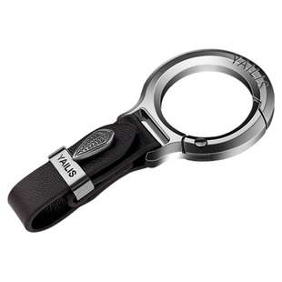 新款汽车钥匙扣高档车载锁匙扣简约男款腰挂钥匙绳金属圈钥匙挂件